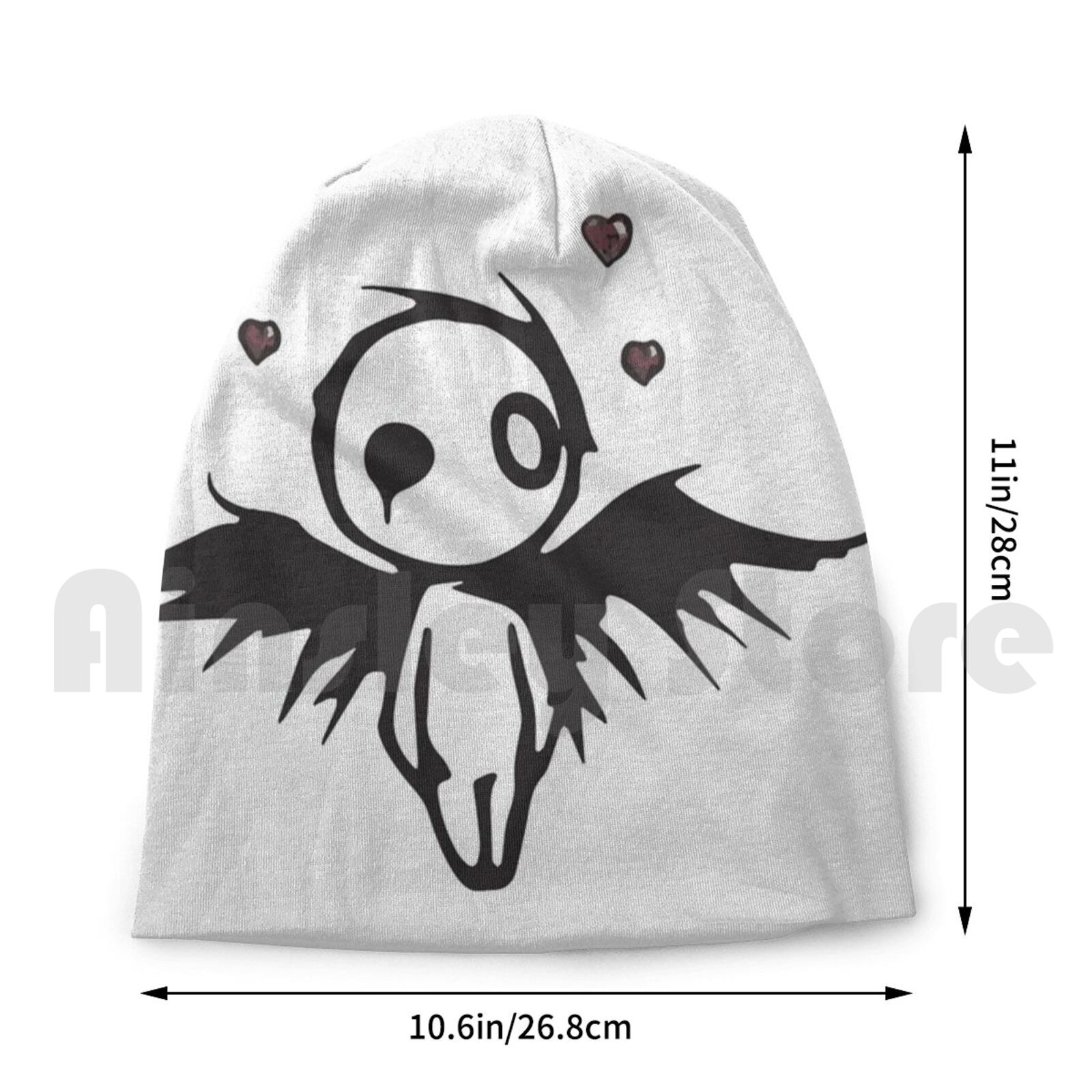 Emo Love Angel Beanies Knit Hat 1625 Beanies Print Gothic Goth Angel Love Peace Music Musical Emocore Hardcore Band