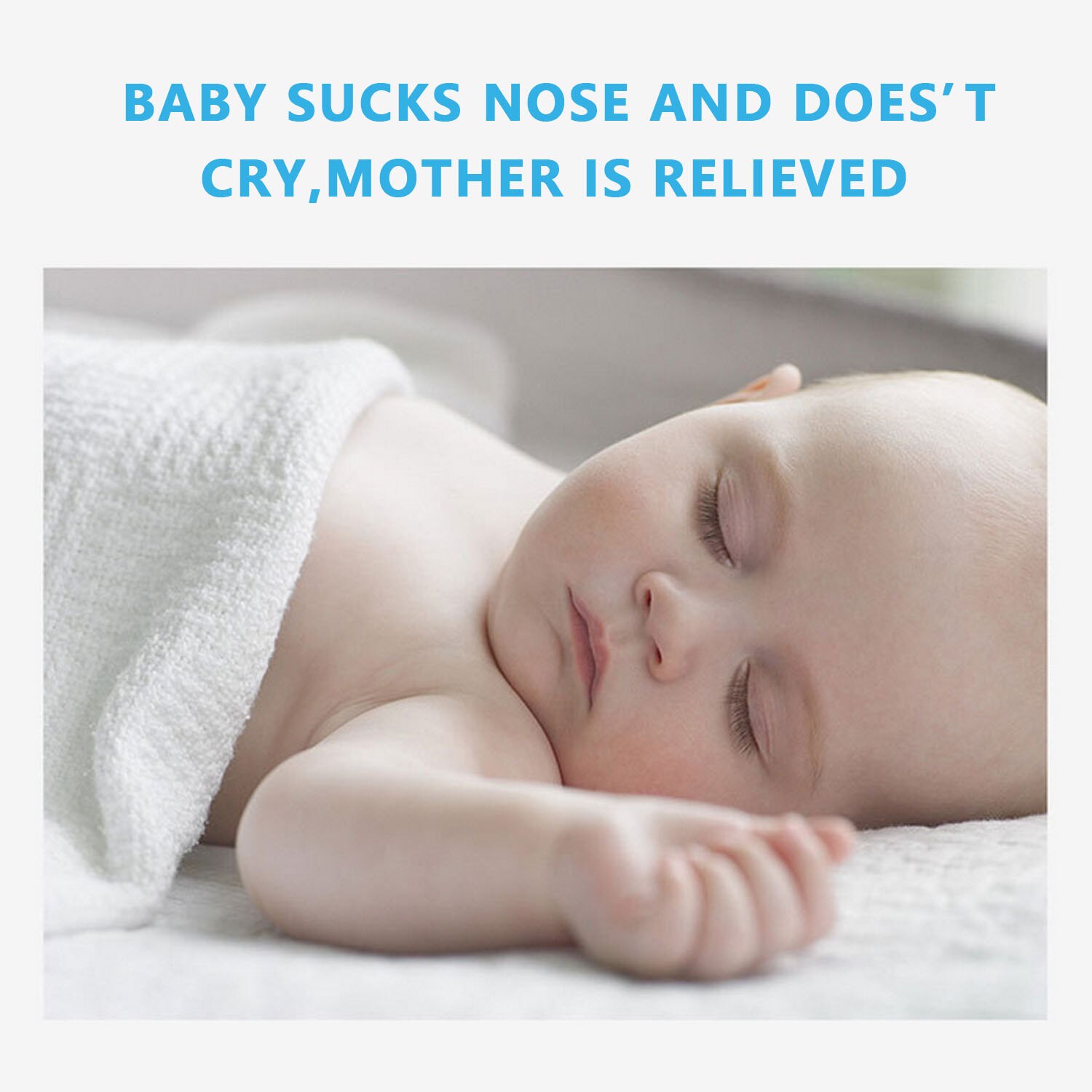 Baby Nose Cleaner Nasal Suction Snot Aspirator Anti-backflow Baby Mouth for Infant Boys Girls Flu Sucker Protection Accessories