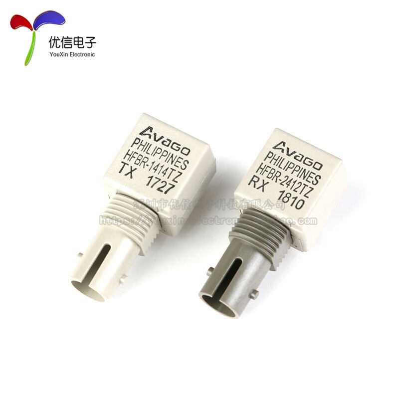 HFBR-1414TZ/HFBR-2412TZ/HFBR-2412TCZ ST threaded port optical emitter fiber transceiver