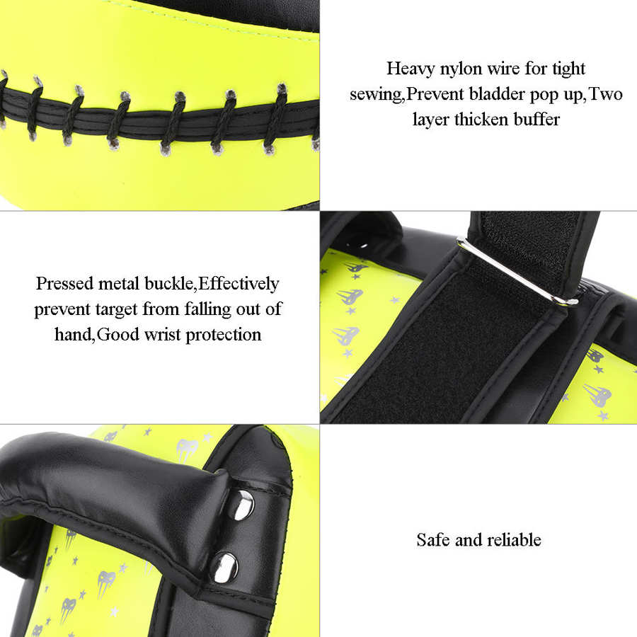 1PCS Two Layer Thicken Buffer Sanda Taekwondo Foot Target Pad Fighting Training