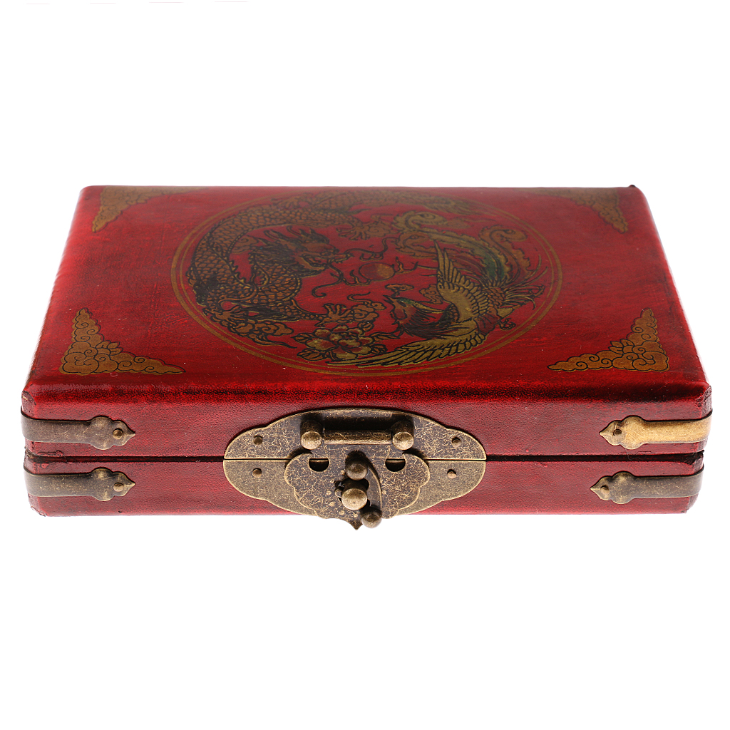 Vintage Chinese Houten Kralen Rekenen Abacus Met Doos Rekenmachine Tellen