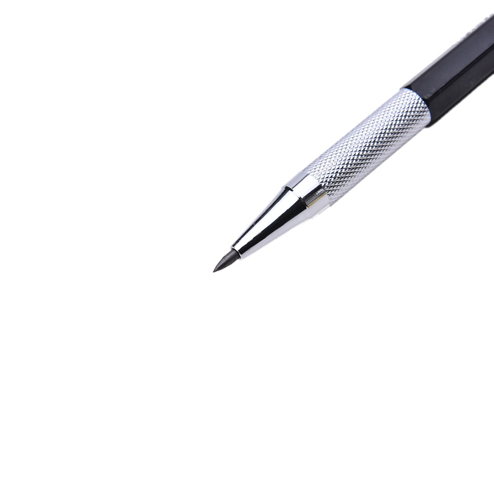 Metalen mechanische potloden 2.0 mm 2b stiften houder tekenpotloodset met 12 stuks stiften schrijfbenodigdheden schoolbenodigdheden