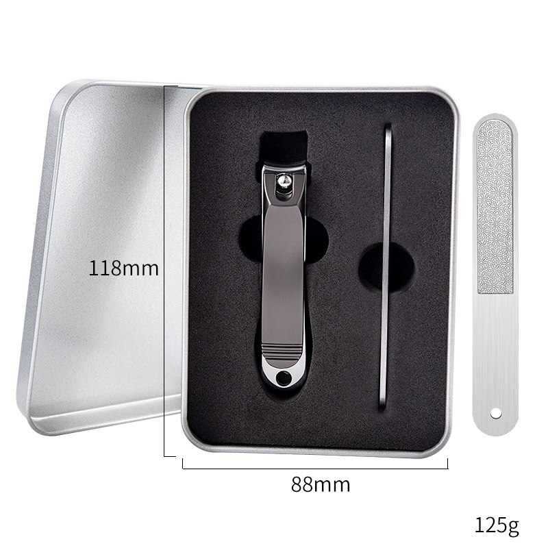 Wide Jaw Nail Clippers Stainless Steel Manicure Cutter Thick Hard Toenail Fingernail Scissors Trimmer Tools: Light Green