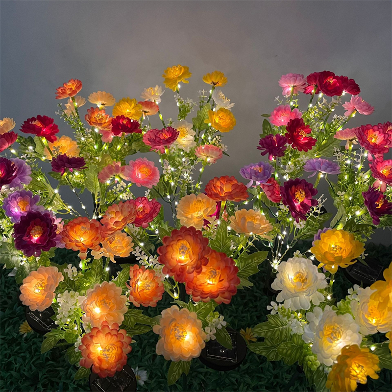 Ramadan 2025 Buitenverlichting op zonne-energie Tuinlicht Sneeuw Lotusbloem Gazonlamp voor tuin Patio Bloem Feestlamp Bruiloft Moederdag