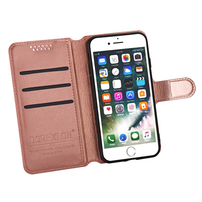 Flipcase voor samsung galaxy grand duos  i9082 i9080 gt-i9082 grand neo  i9060 gt-i9060i plus gt  i9060i hoesje met kaarthouder: Goud