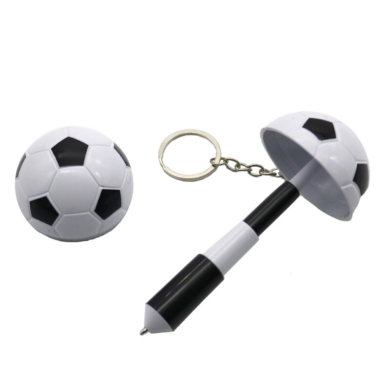 1 Pc Mooie Verstelbare Voetbal Styling Balpen Sleutelhanger Neem Het Met U Mini Stretch Balpen