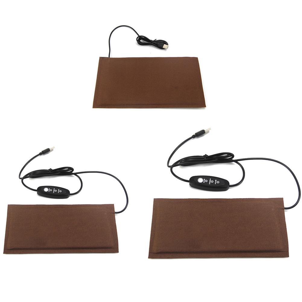 Reptile Heating Pad Temperature Control Pet Warmth Lizard Hamster Anti-Smashing Urine Scratching Care Blanket USB Carry Mat