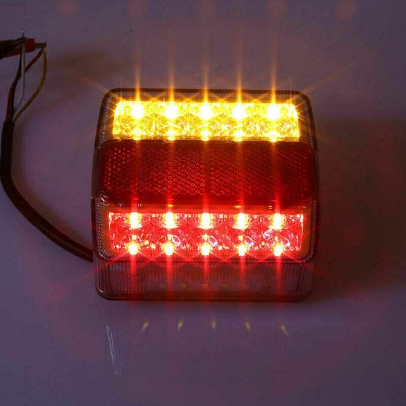 Kit de luces traseras LED sumergibles para remolque, barra de luz, accesorios, resistentes al agua, camión, 95x111x40mm, 2 uds.
