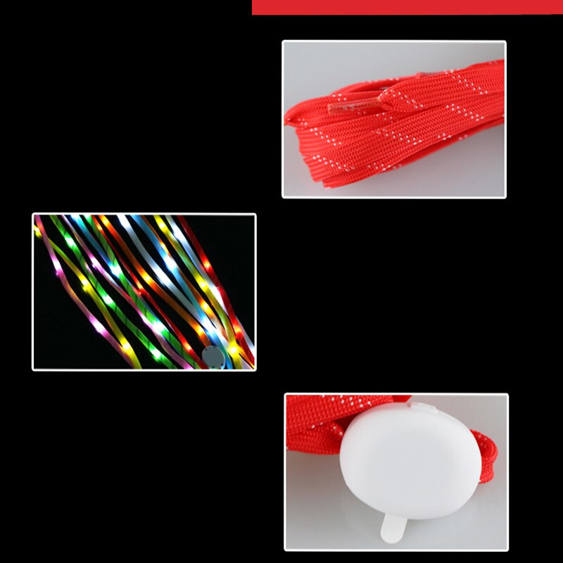 Led Sport Veters Lichtgevende Schoenveters Glow Schoen Strings Ronde Flash Licht Schoenveters Geen Tie Lui Veters Party decor