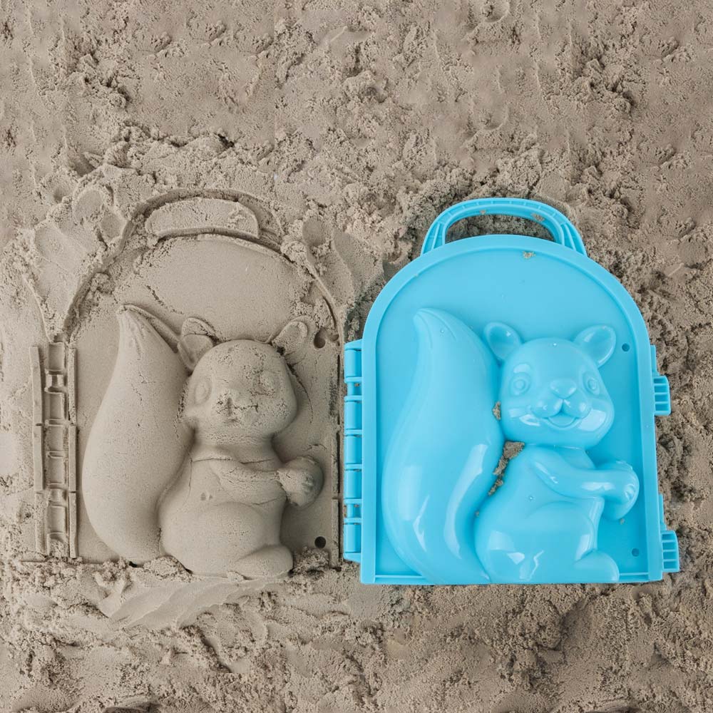 Beach Sand Game 3D Cartoon Mold Beach Snow Sand Model Children's Model Toys Children Outdoor Beach Playset: 39008-14