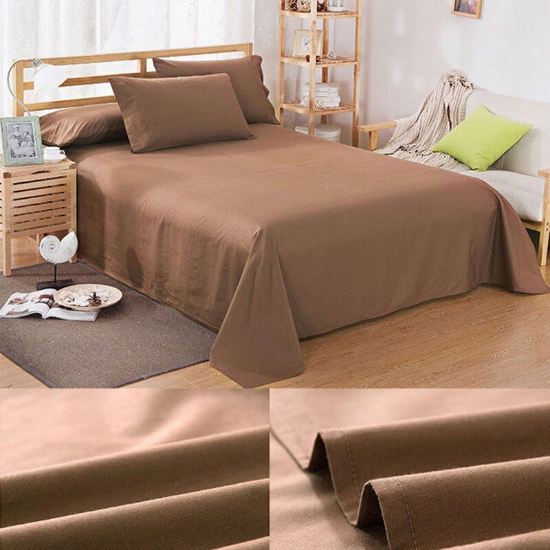 1pc isoa kokoa 160/ 200/ 250 x 230 cm sänkyyn asennettu lakanan kansi yksivärinen koko twin täysi queen king lakanat
