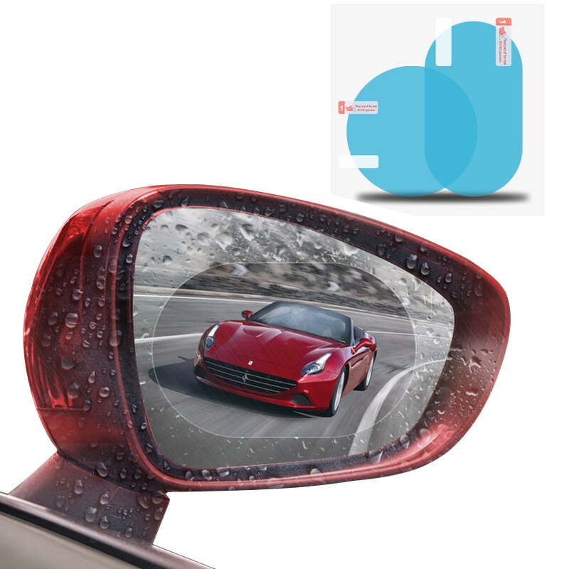 2Pcs Car styling for Hyundai Tucson Car Mirror Window Clear Film Membrane Anti Fog Anti-glare Waterproof Sticker Driving Safety