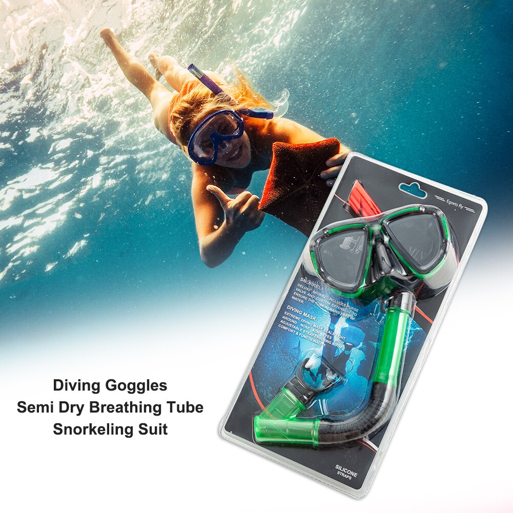 Spiegel Lens Duikbril Professionele Duiken Maskers Snorkelen Set Anti-Fog Bril Bril Zwemmen Vissen Zwembad Apparatuur