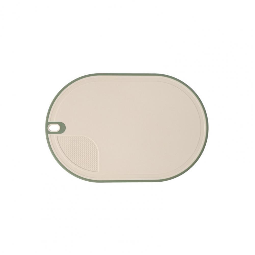 Chopping Board Attractive Heightened Edge Anti-slip Cutting Board Plastic Cutting Board: Cyan / 1