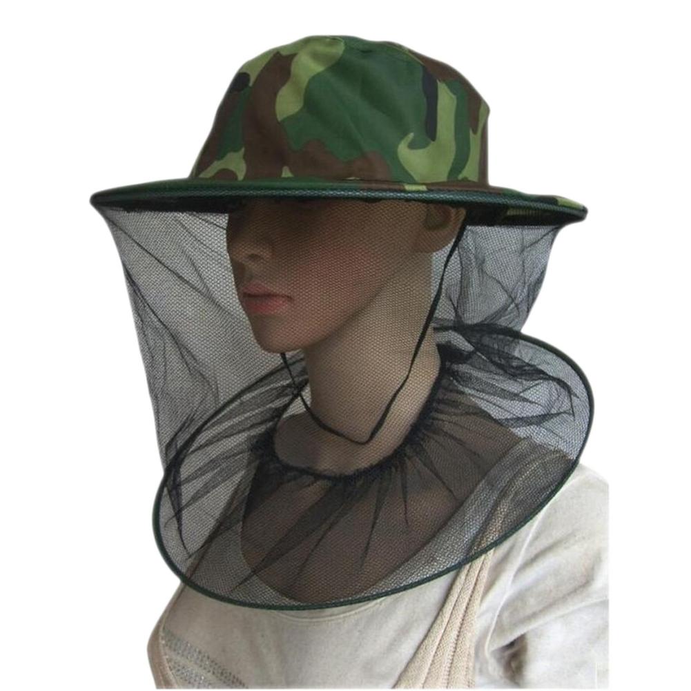 Mesh Face Mask Hat Keeping Insects Bee Flying Face-Protector Beekeeper Fishing Beekeeping Tools