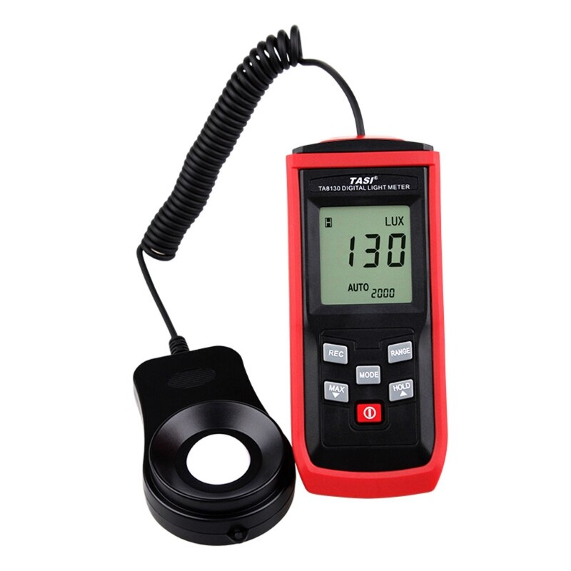 Ta8133 digital luxmeter belysningsstyrke lysmåler 200000 lux lux/fc illuminometer