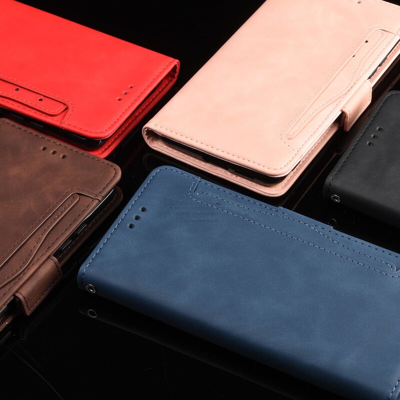 For OPPO A53 Wallet Case Magnetic Book Flip Cover For OPPO A32 Card Photo Holder Luxury Leather Mobile Phone Fundas