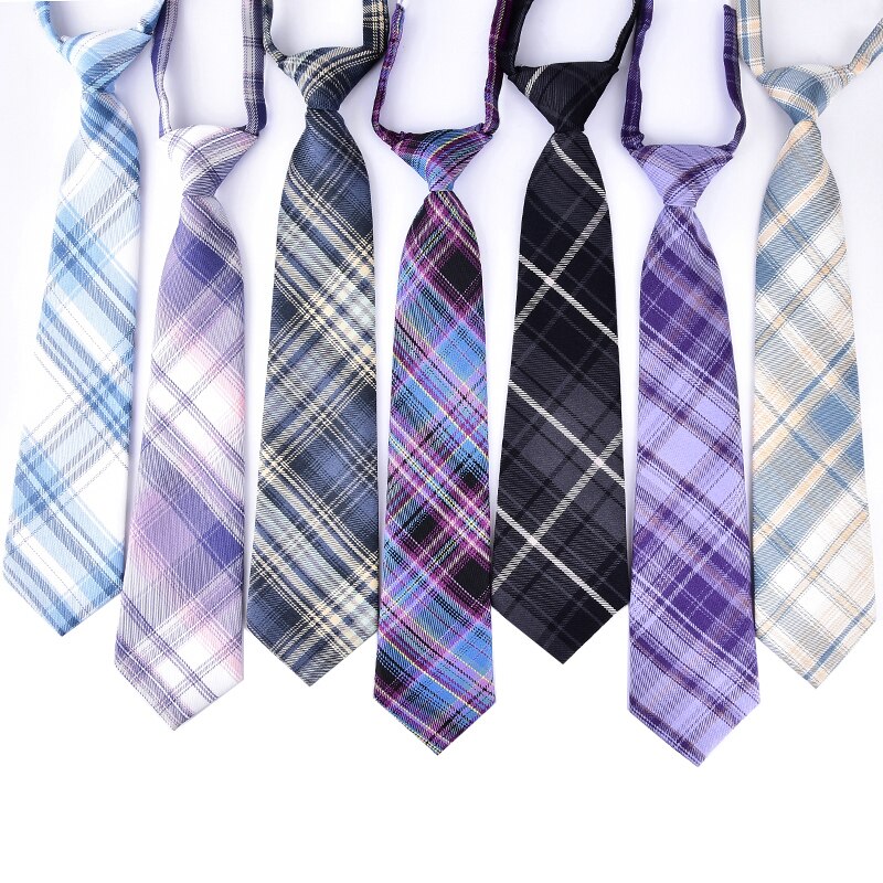 JK Uniform Neck Tie Japanese School Uniform Striped Bow Tie Girls Preppy Style Necktie Female Bow-knot Women Apparel Accessories