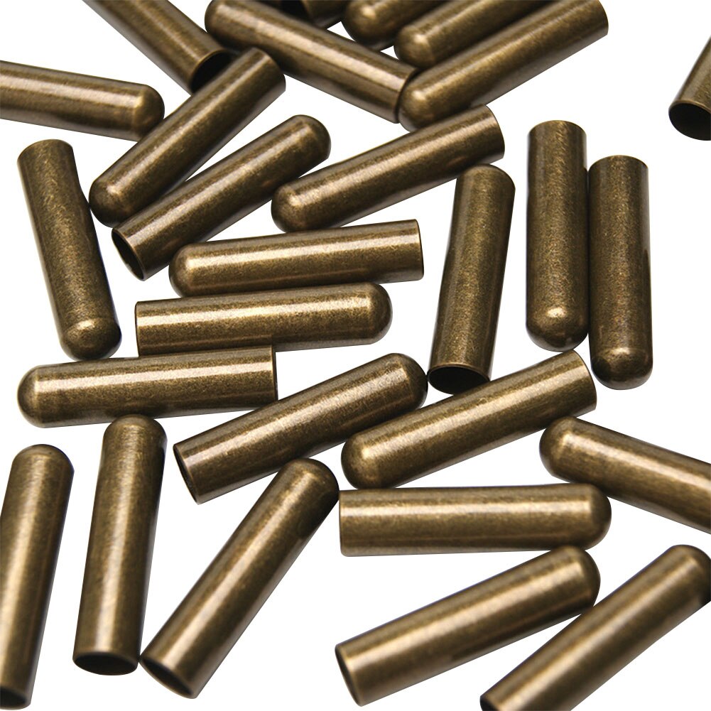 50Stck Schnürsenkel sperren Clips DIY Reparatur Metall Aglets Schnürsenkel Tipps Enden Luxus Dekoration Rostfrei Nahtlose Zubehör