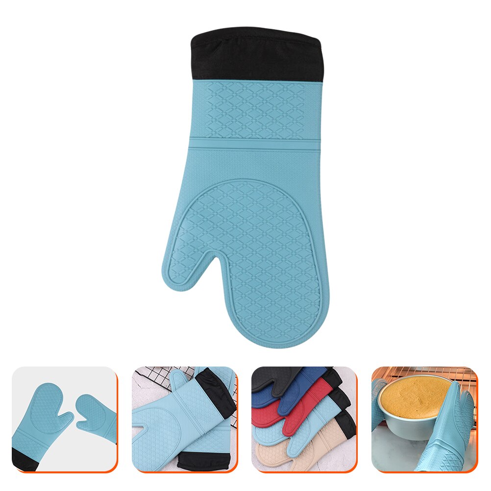 Silicone Oven Mitt Kitchen Oven Glove Non-slip Silicone Oven Glove for Baking