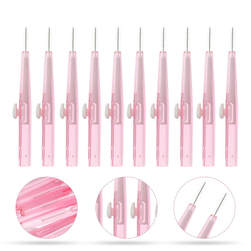 10pcs Interdental Brush Useful Tooth Floss Pick Interdental Brushes Dental Care Cleaning Brushes Teeth Interdental Brushes