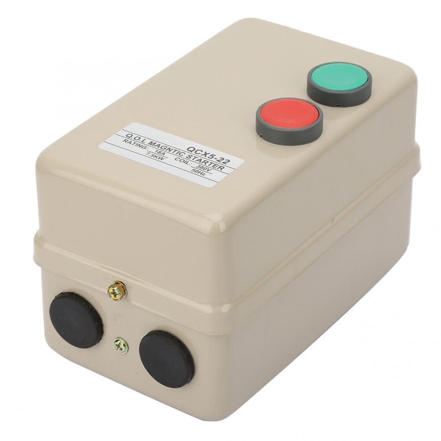 3 Phase Motor Magnetic Starter Synchronous with Motor AC380V 7.5KW Motor Magnetic Starter