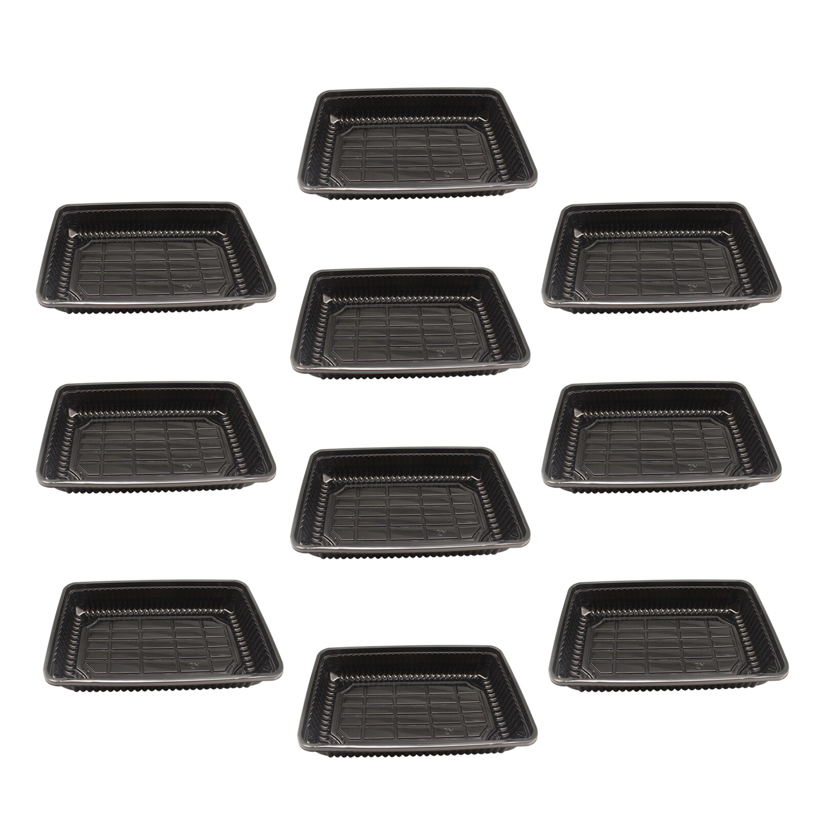 10PCS Plant Germination Tray No Drain Holes Plant Seedling Tray Seed Germination Plant Flower Pots Nursery Grow Box