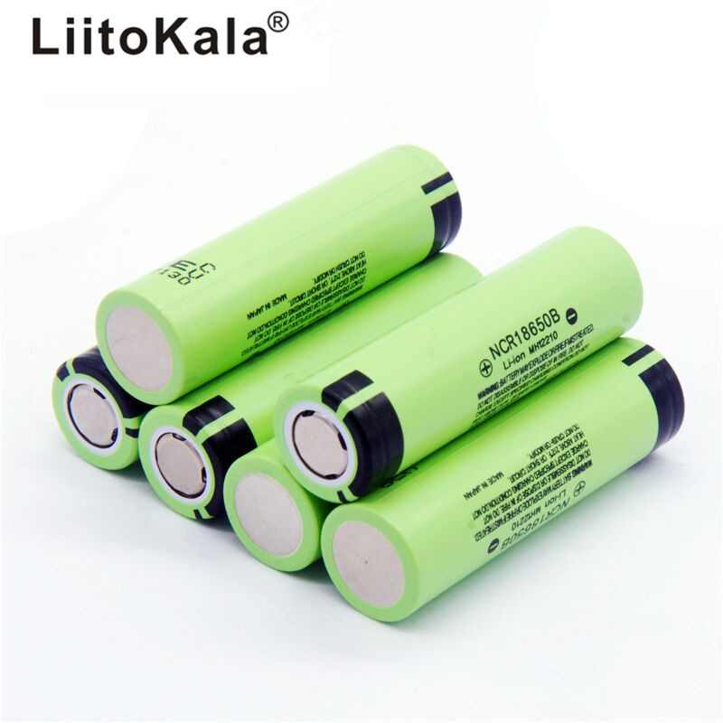 Liitokala NCR18650B 100% Original 3.7v 3400mah 18650 Rechargeable Lithium Battery For Flashlight Batteries
