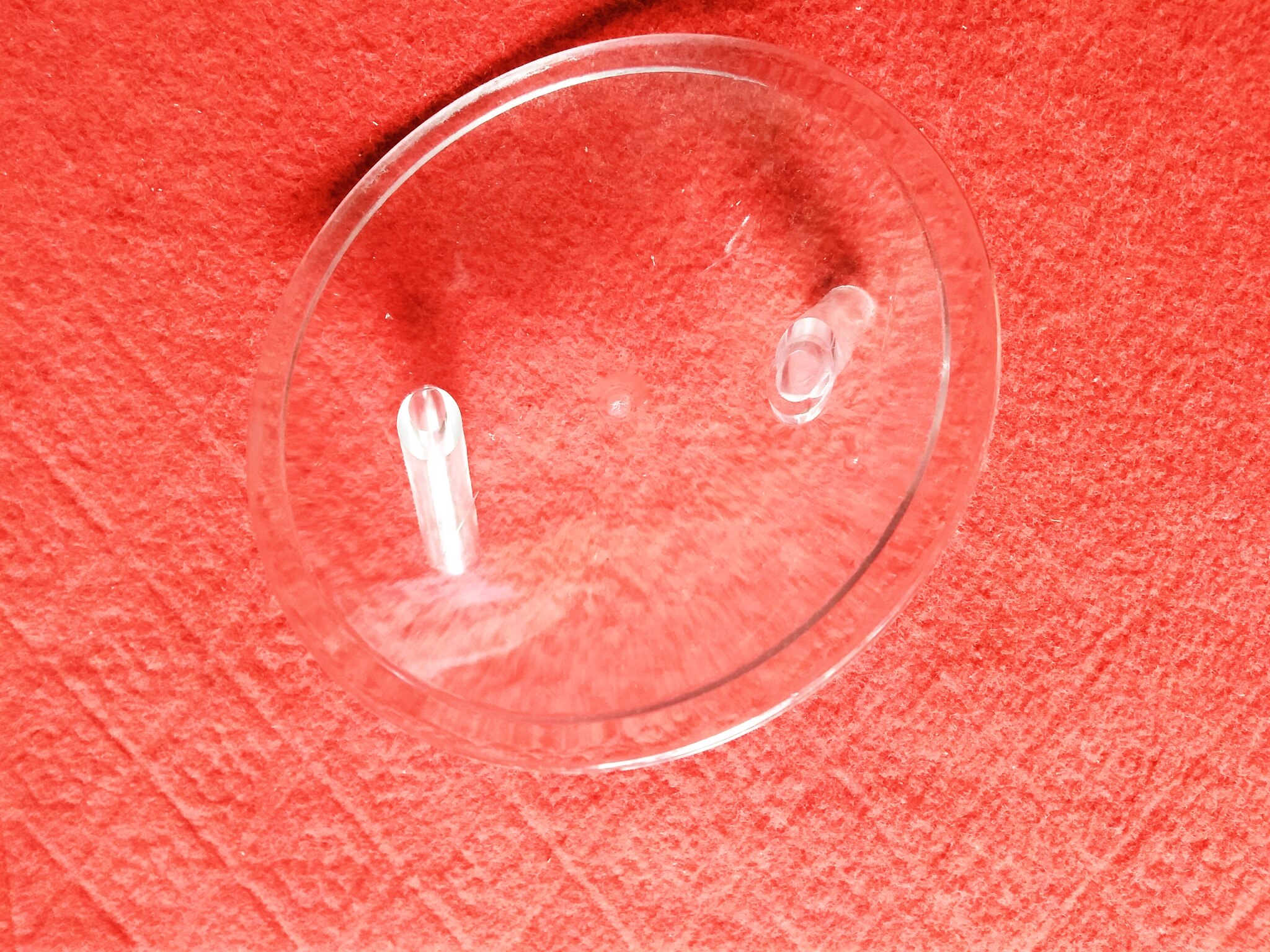 Accesorios de la máquina de ordeño cubierta transparente del cubo de la leche de