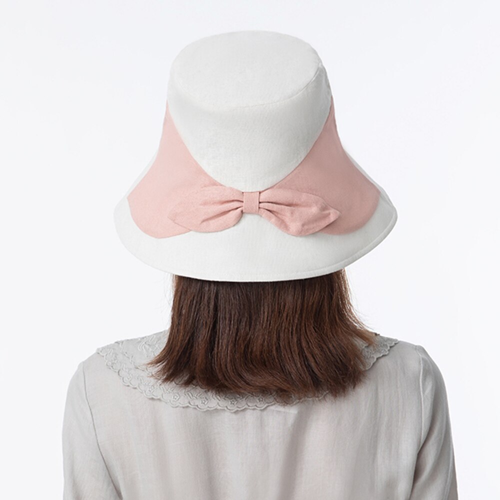 Ohsunny Zomer Vrouwen Zon Hoeden Grote Brede Rand Met Nek Flap Upf 50 + Zon Bescherming Verstelbare Opvouwbare Ademend Zachte zonnehoeden: Beige Pink