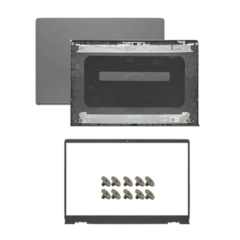 Coque pour ordinateur portable Dell Tystro, couvercle arrière, boîtier supérieur, lunette avant, charnière, noir, gris argent, Dell Tystro 15, 3510, 3511, 3515, 3520, 3525,: Chocolat