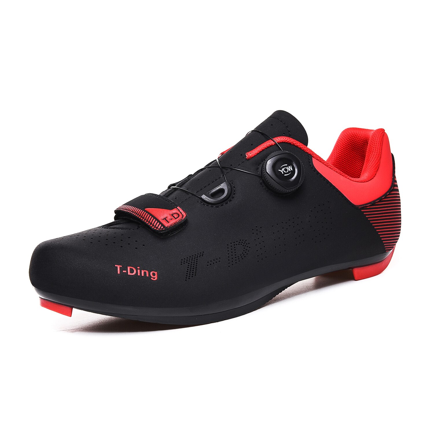 Mtb Fietsschoenen Mannen Mountain Professionele Zelfsluitende Racefiets Sneakers Outdoor Sport Fiets Schoenen: red / 8.5