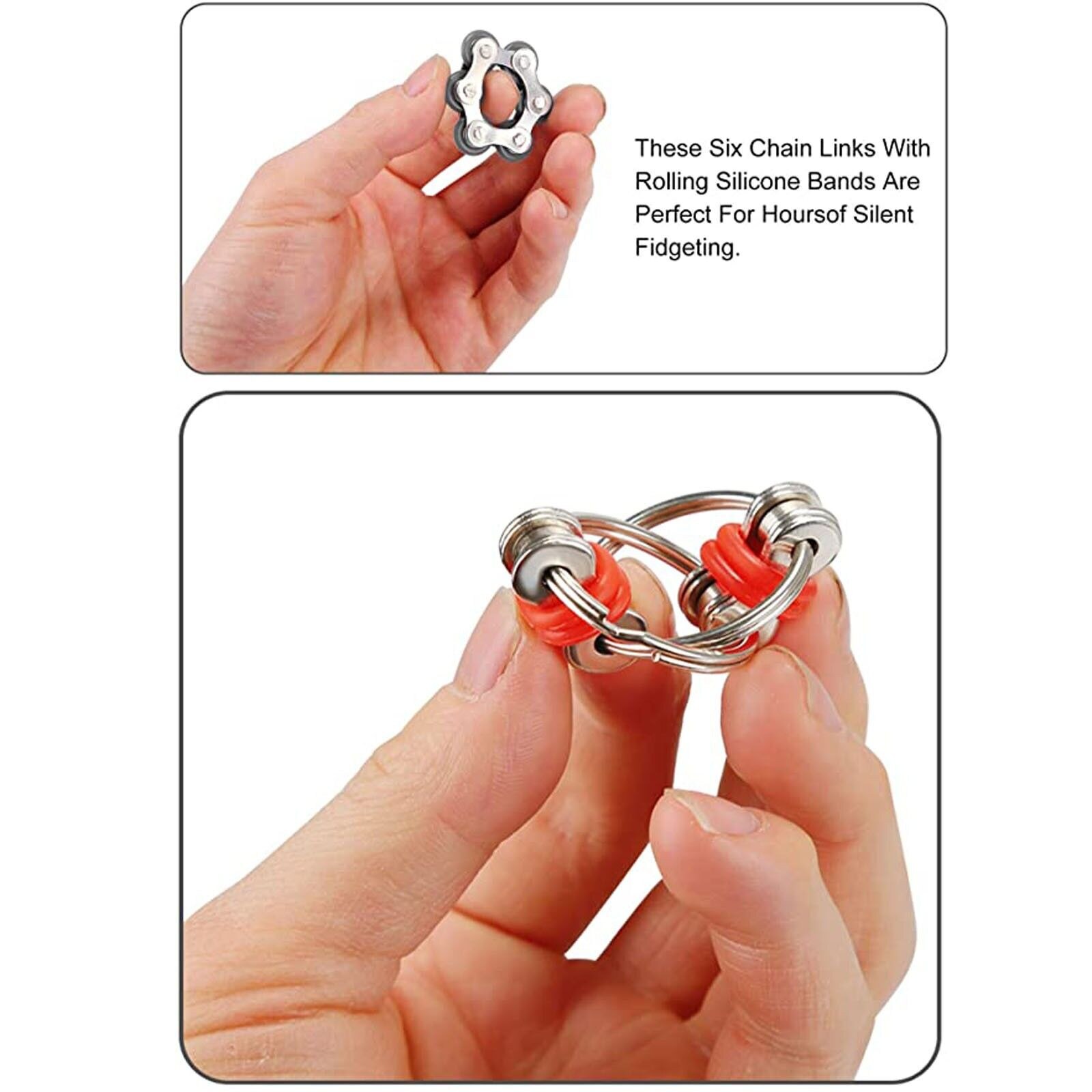 Giocattolo antistress per bambini/adulti/studenti Bike Chain Fidget Spinner bracciale bambini Fidget Toy regali per bambini детские игрушки