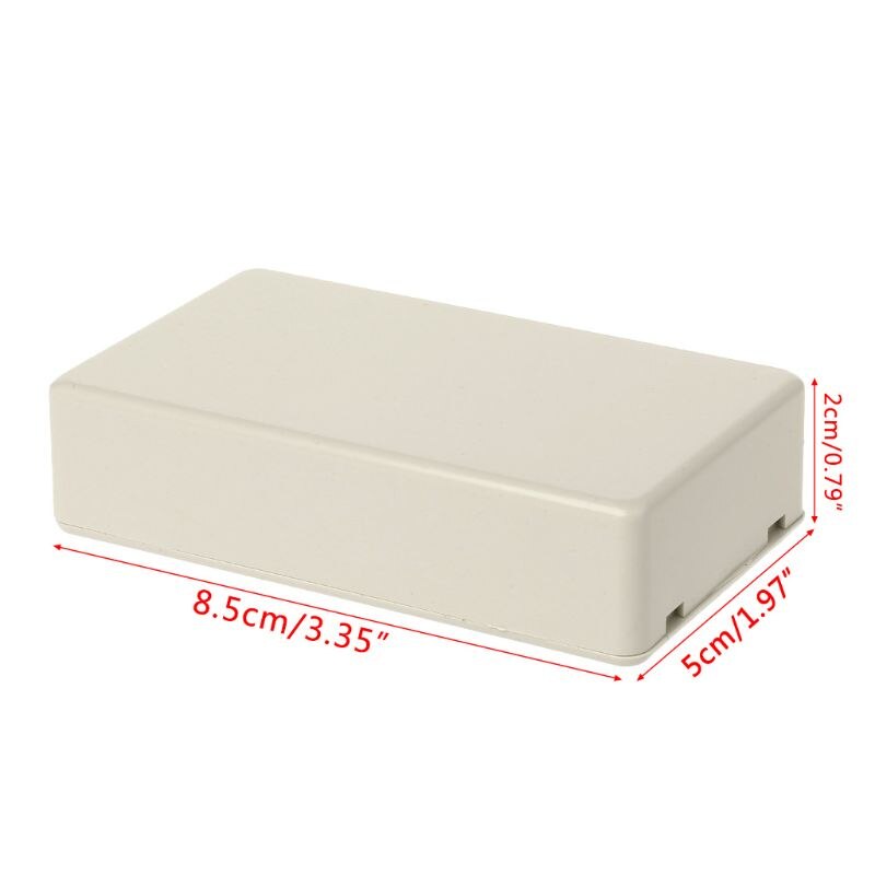 Plastelektronik projektboks kabinet kasse diy 3.34\ "l  x 1.96\ " w  x 0.83\ "h