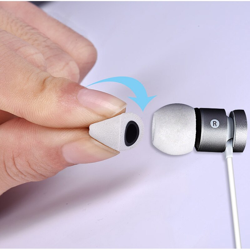 20 Pcs/10 Paar Memory Foam Ear Tips TS-400 4.9Mm Ear Pads/Cap Tips Foam Oorkussens t400 Voor In-Ear Hoofdtelefoon Tips Spons Oorkussens