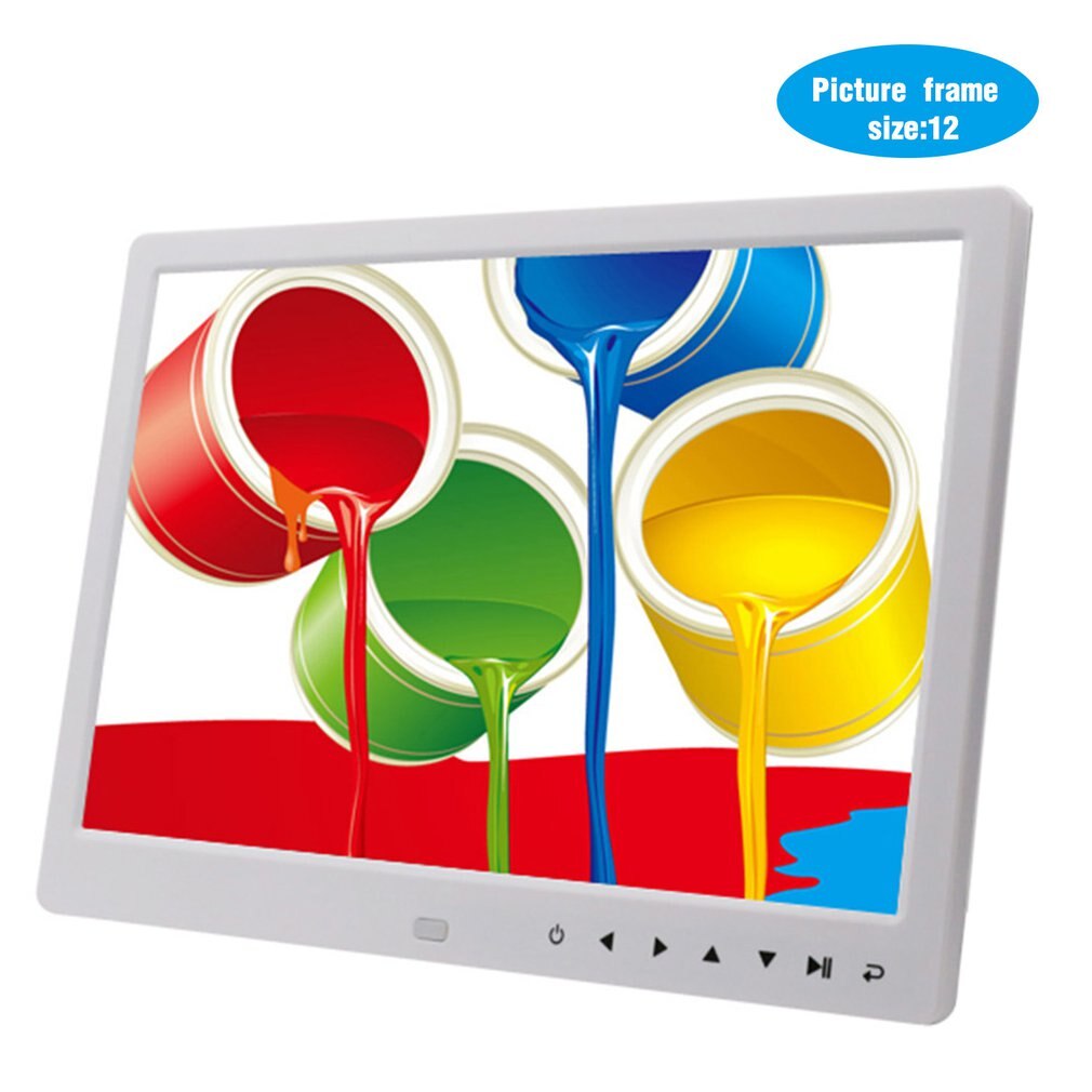 Digital Photo Album DPF-1209T Front Touch Button 12 Inch Digital Photo Frame High Definition Digital Photo Album