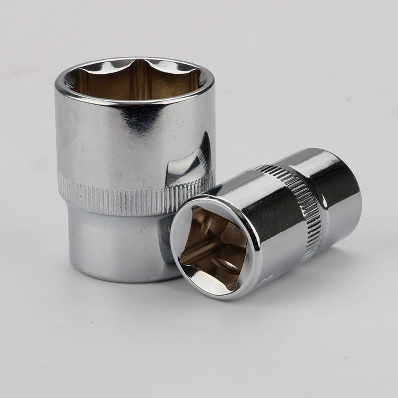 3/8" Drive Hex Socket 6-24mm Cr-v Alloy Steel Metric Wrench Socket Mirror Anti-rust Hexagon Socket Set for Auto Repair Hand Tool