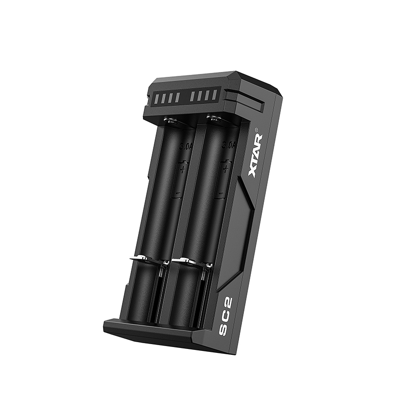 XTAR SC2 Charger USB 3A 18650 21700 26500 Battery Quick Charger: UK