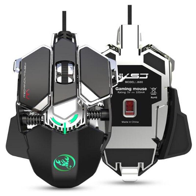 Rainbow Light Keyboard mouse set RGB one-handed keyboard plus macro programming mechanical game Gaming mouse