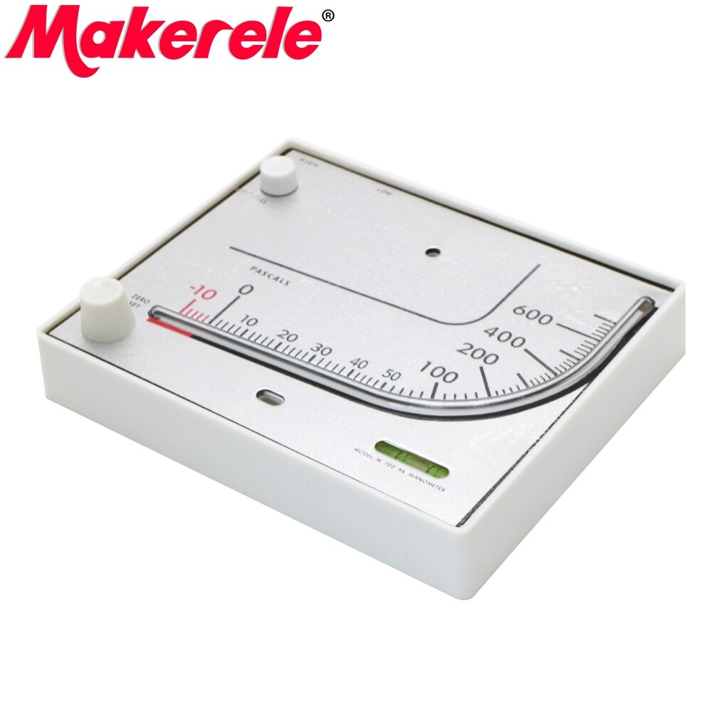 Chili olie druk meter vierkante TEA700 Chili olie buis drukverschil gauge A1-700PA rode olie Drukverschil