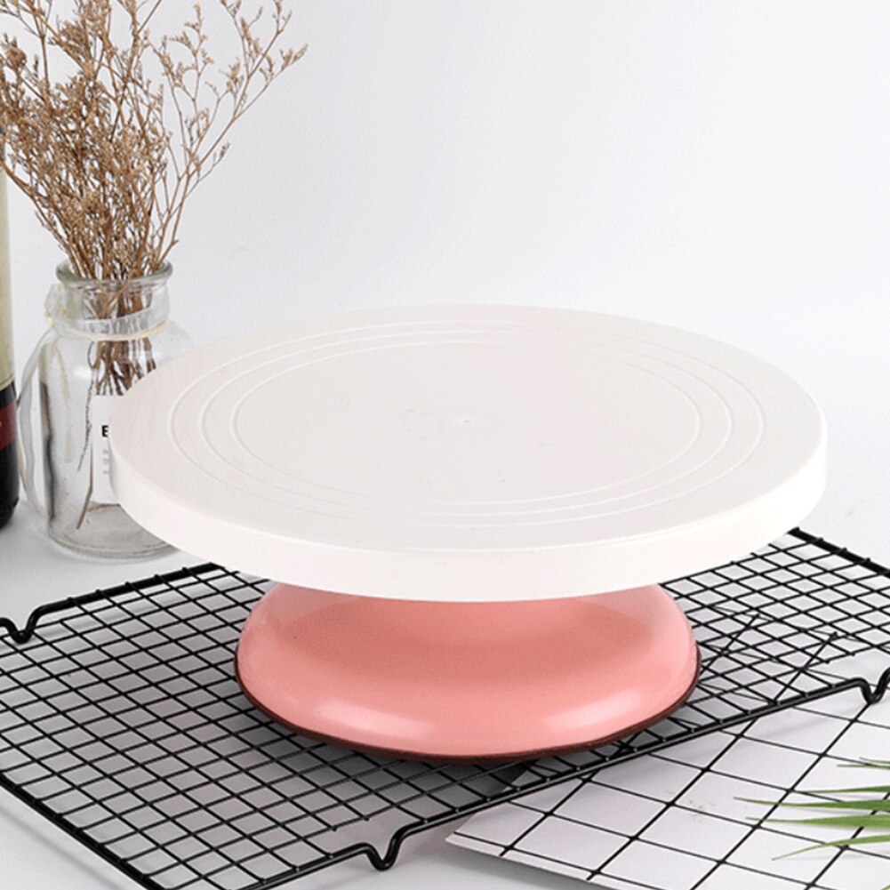 Draaiplateau voor taarten, feestkeuken, ronde standaard, abs, doe-het-zelf, bakgereedschap, platform, antislip, gebak, weegschaal, decoreren