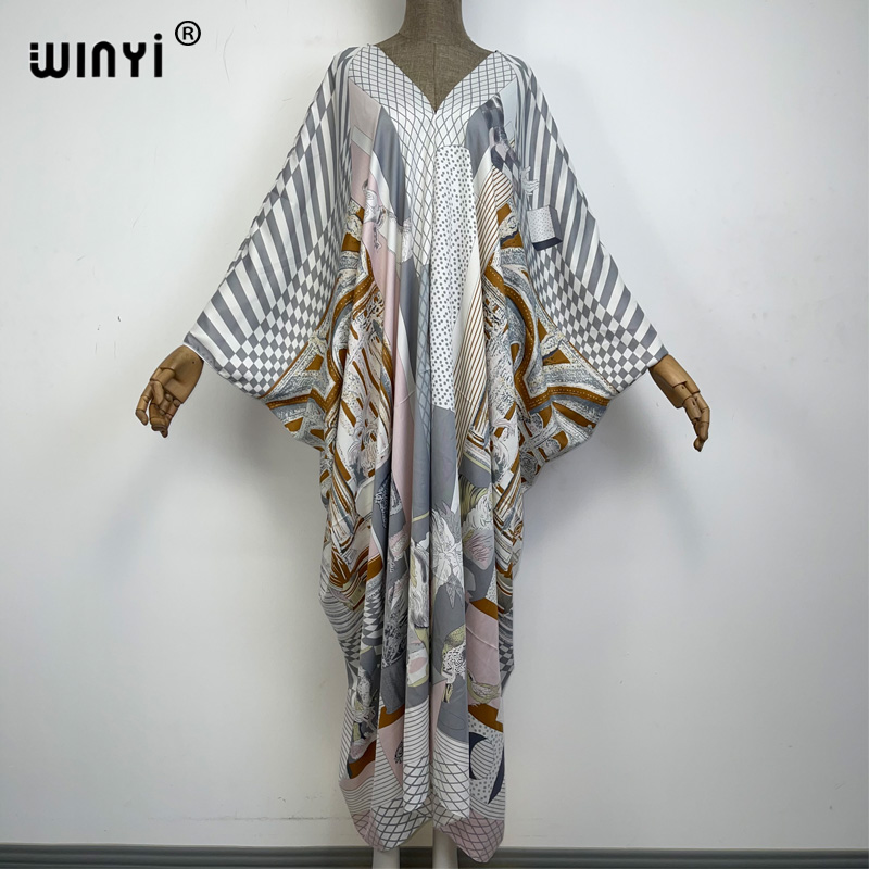 Generisch 2025 - Vrouwen Zomer Batwing Mouwen Satijn Abaya Islam Generisch 2025 - Vrouwen Zomer Batwing Mouwen Satijn Abaya Islam