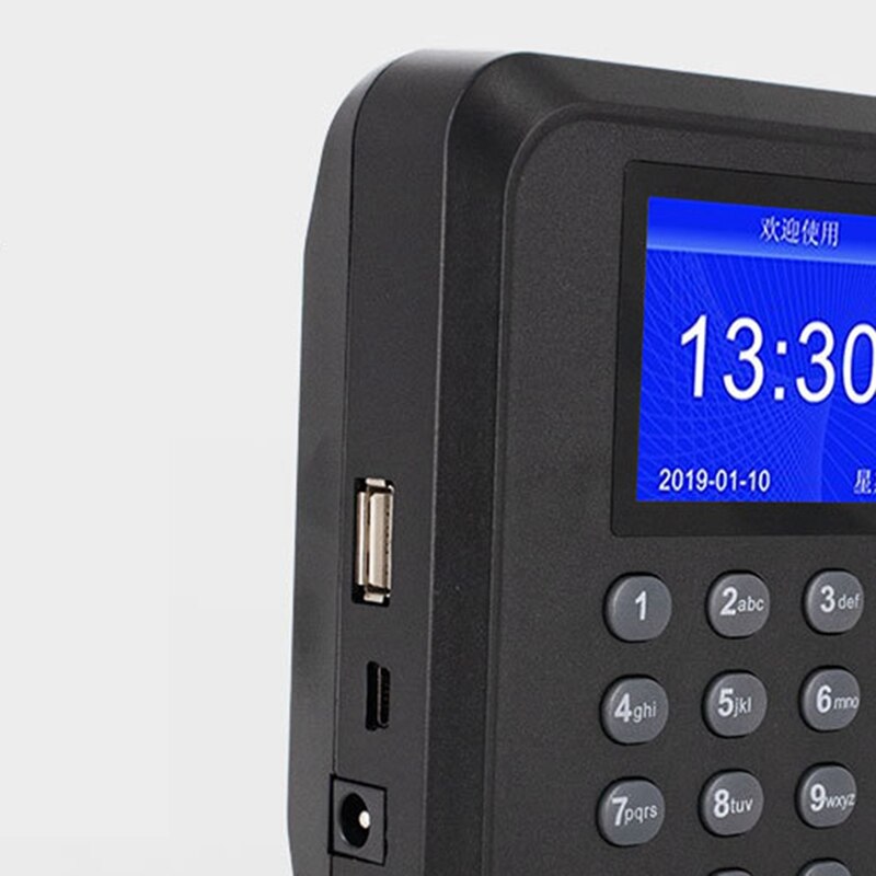 Biometric Attendance System Fingerprint Reader Time Clock Employee Control Machine Access Control Commuting Punch Card Machine E