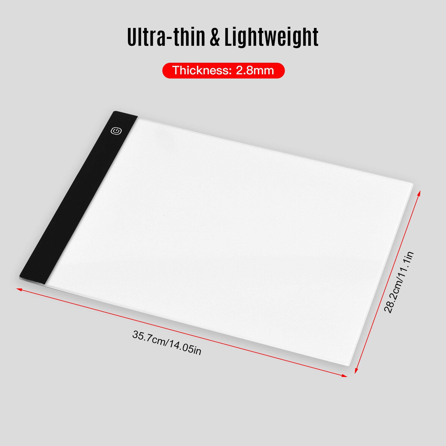 B4 Ultra-thin LED Light Pad Light Box Dimmable Brightness USB Powered Artcraft Tracing Light Table Copy Board Memory Function