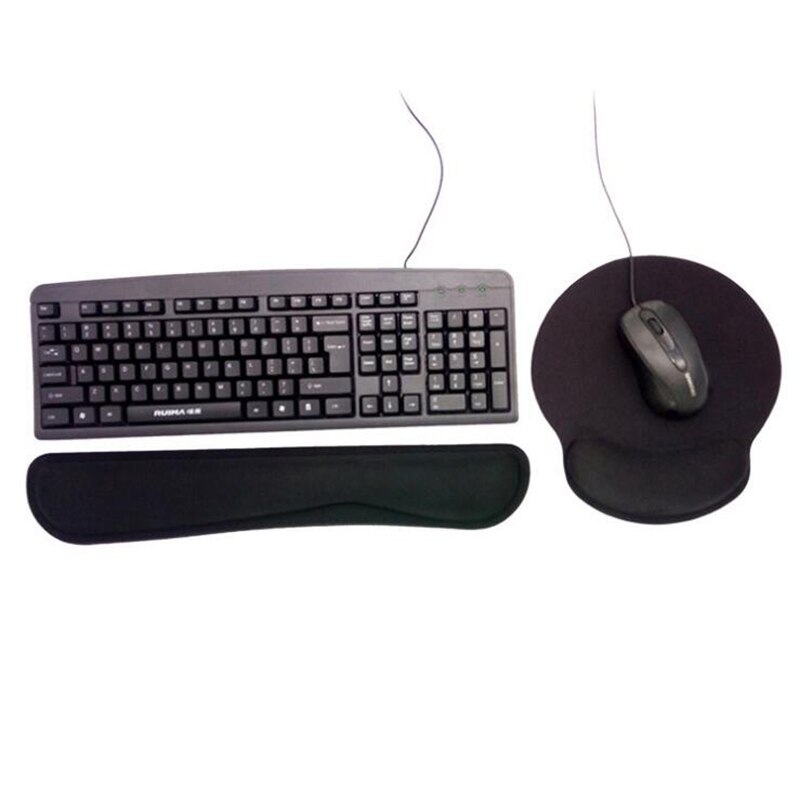 Maus Pad mit Handgelenk Pad Mauspad Hand Entspannende Speicher Baumwolle Schreibtisch Matte Handgelenk Pflege für Optische Trackball Matte für Pc computer