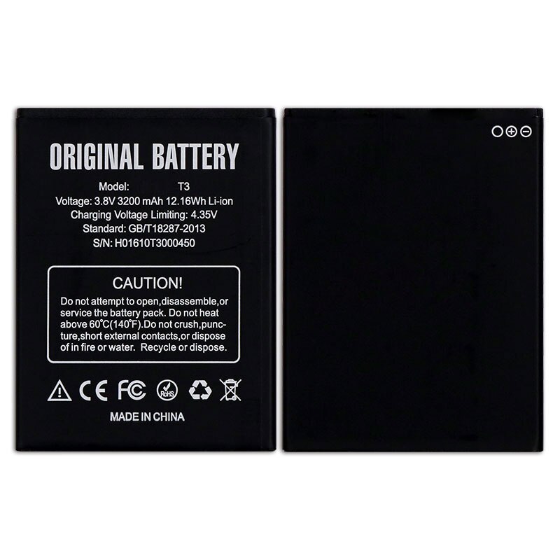 Batería para teléfono Doogee X5 MAX X5 MAX Pro X30 X50 X7 X7 Pro, para Doogee X5 X5 Pro X5S X6 X6 pro T3 Y100 Plus