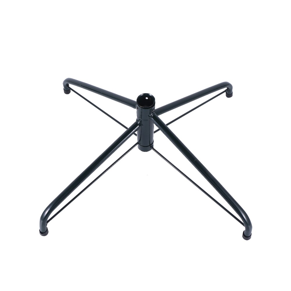 35cm soporte para árbol de Navidad decoración de Navidad 4 pies árbol Artificial plegable Metal hierro árbol soporte Base soporte (negro Gree
