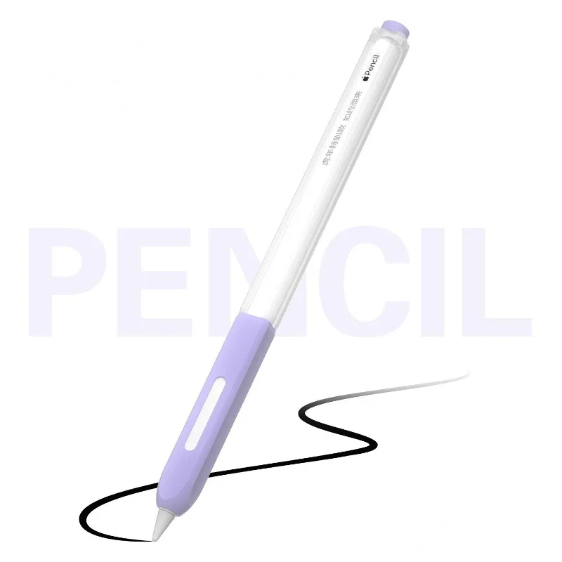 Voor Apple Pencil Pro Case Stylus Pen Gevallen Voor Apple Pencil 2 2nd Gen Cover Zachte Siliconen Coque Voor iPad potlood Pro Mouw Capa: XXL / Black Yellow