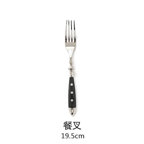 Koreansk stjerne bestiksæt rustfrit stål bestik steak kniv boligtilbehør: Stjernegaffel