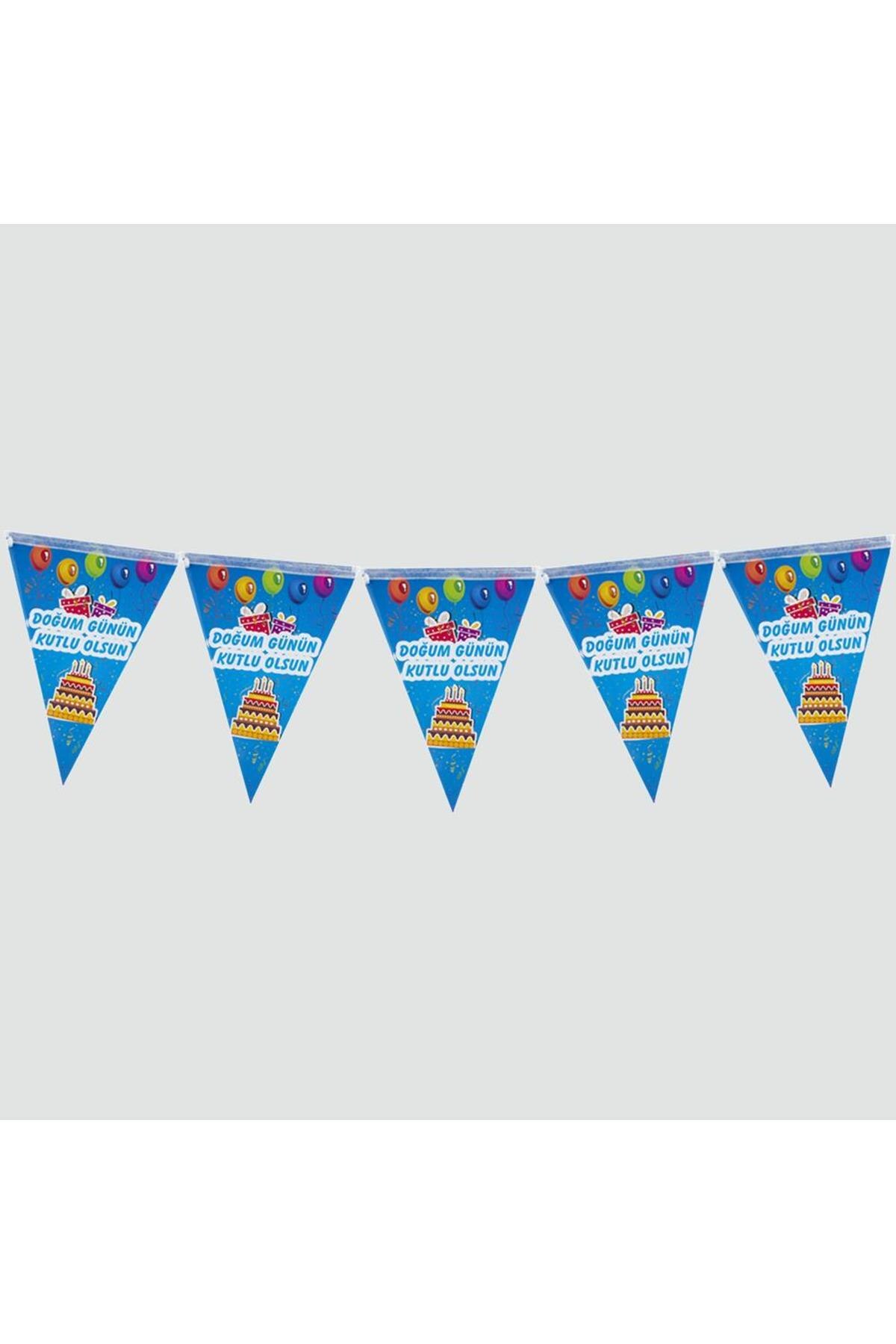 10'Lu İyiki Happy Birthday Triangle Streamer Color... – Grandado